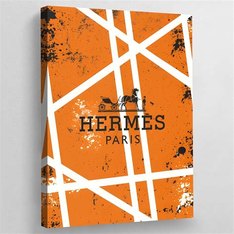 hermes art collection|hermes artwork canvas.